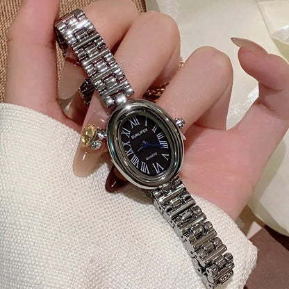 Sunlifex Oval Dial Gold Women’s Quartz Watch