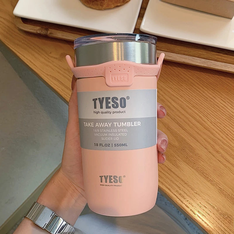 Stainless Steel Coffee Mug – Double Thermos Bottle, 550/710ml