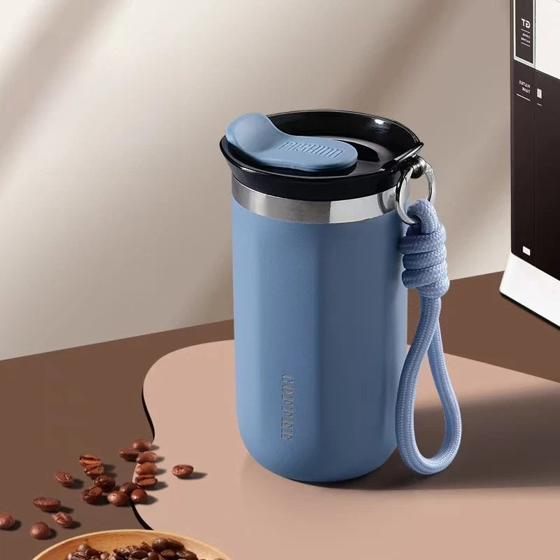 Vacuum Coffee Tumbler, Stainless Steel Thermal Mug, 350ml