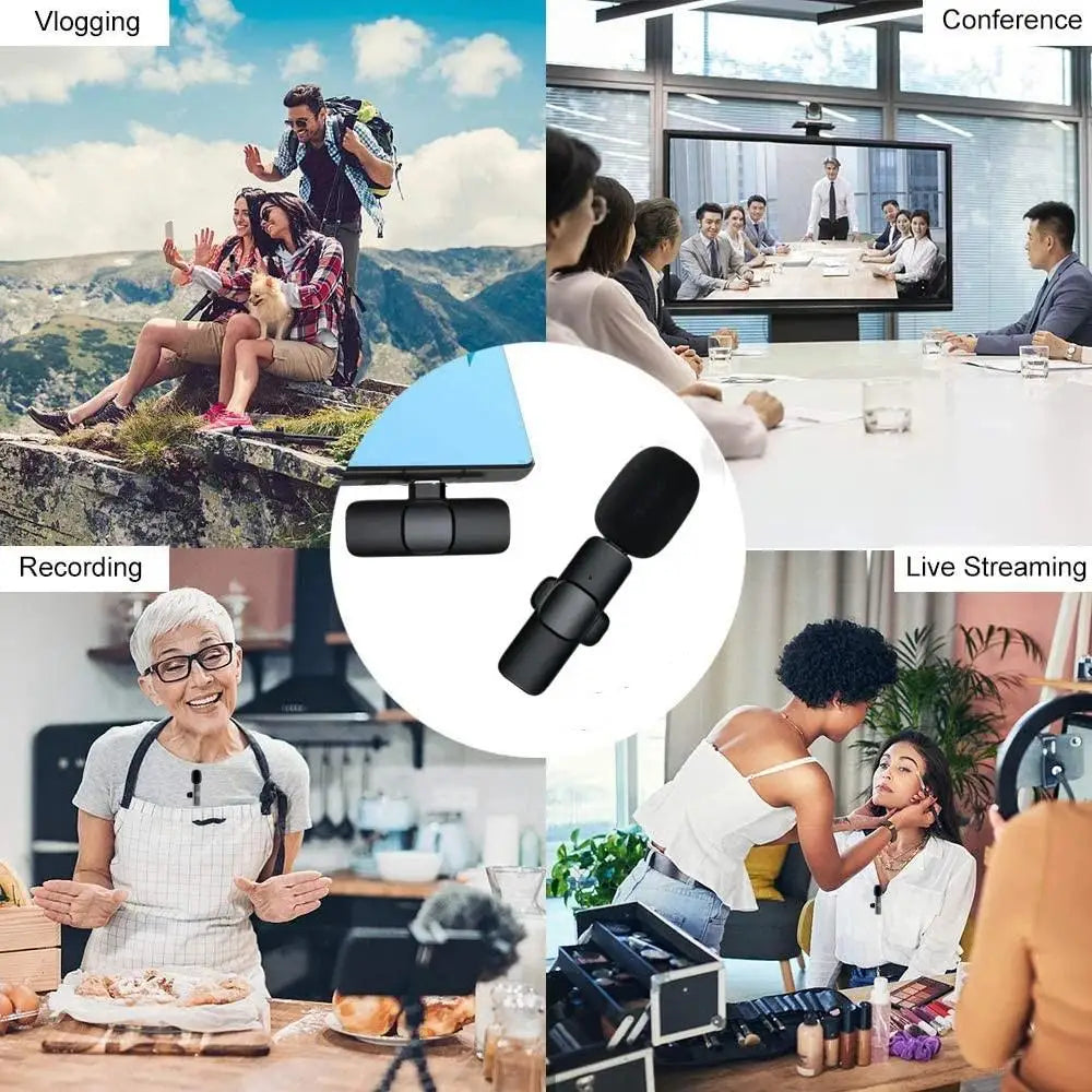 AirMic Mini™ Wireless Lavalier Microphone for iPhone & Android