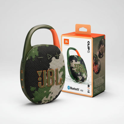 Camouflage JBL speaker with packaging 