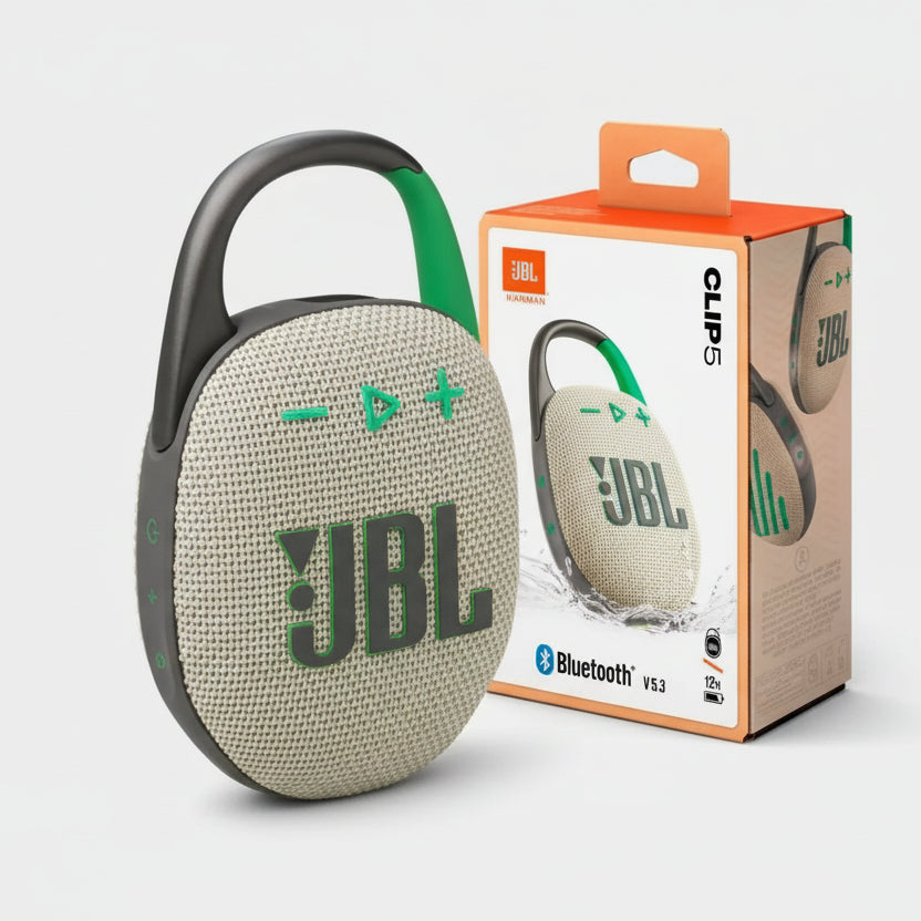 JBL Clip 5 speaker with packaging 