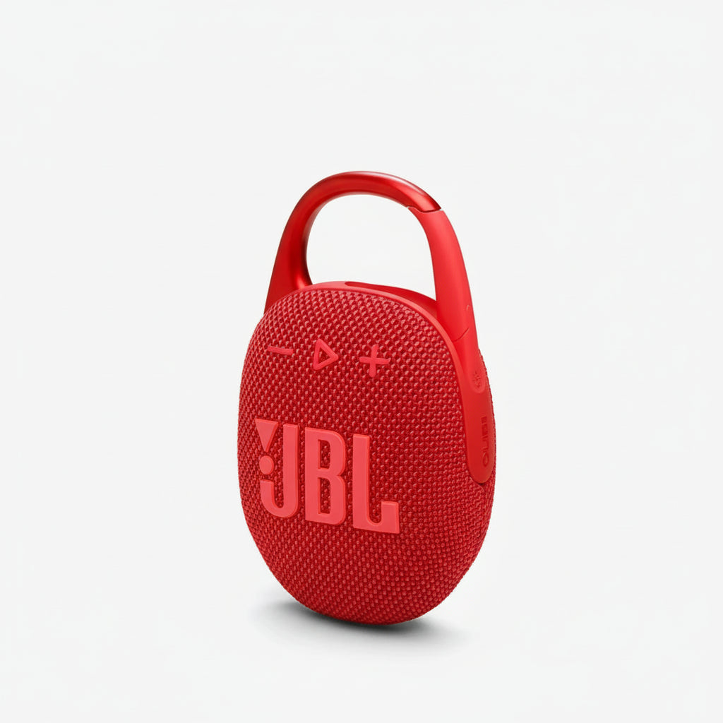 Red JBL speaker 